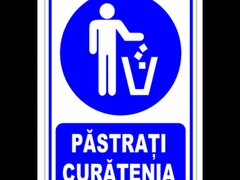 Semn pastrati curatenia